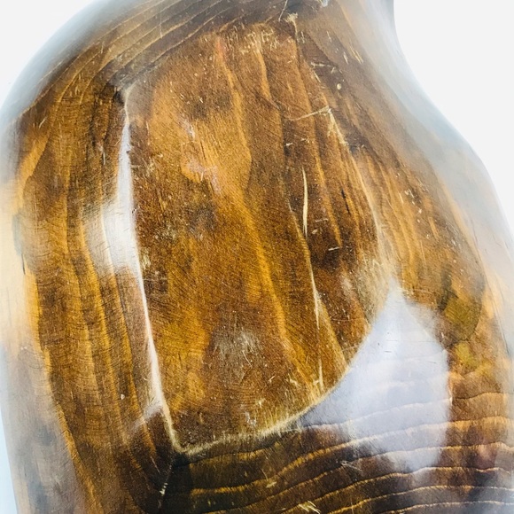 Vintage Lacquer Wood Bowl Handmade Painted Folk Ar - Picture 12 of 12